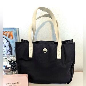 EUC~ Kate Spade Medium Nylon Tote / Color: Black